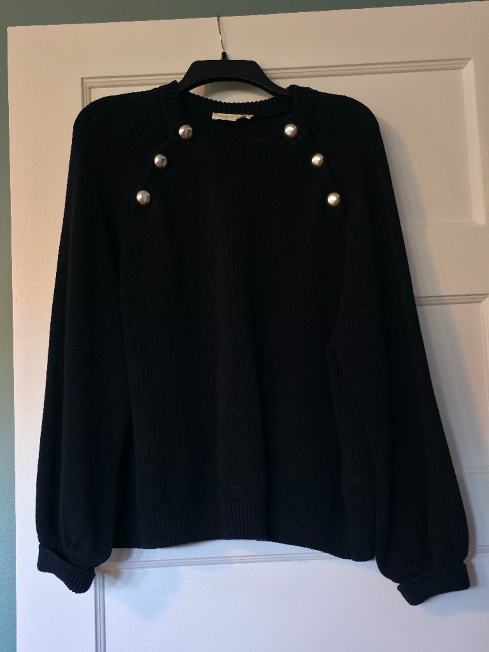 Sezane Loelie Navy Sweater